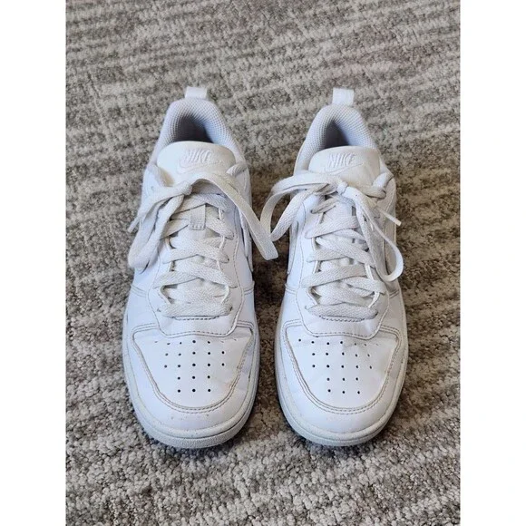 Nike Court Borough Low Recraft sneakers shoes white size 4 youth - Picture 4 of 9